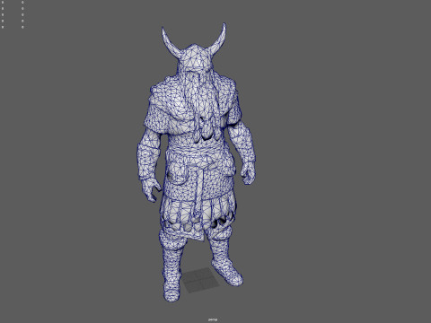 Authentic 9th-Century Viking Low Poly Game Ready 4K PBR Textures WinZip ZIP 3D 模型