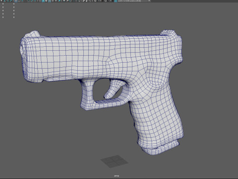 Glock 19 Gen 5 Realistic 4K PBR Textures Game Ready Low Poly FBX OBJ Blender U Modèle 3D