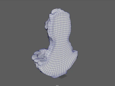 Fonte do Le&atilde;o Majestade Realista Cabe&ccedil;a de Le&atilde;o Fonte de Parede 4K PBR Jogo Pronto Unreal Modelo 3D