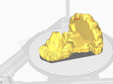 Aslan &Ccedil;eşmesi Majesteleri Detaylı Aslan Başı Duvar &Ccedil;eşmesi STL 3D baskı modu 3D Baskı Modeli