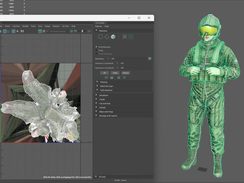 Modern US Helicopter Pilot LP Premium Game Ready 3D Asset Modello 3D