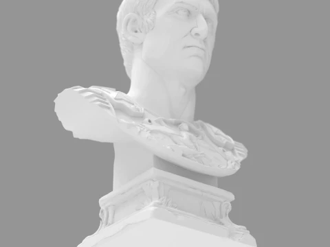 Julius Caesar Bust - 3D Print STL 3D Print Model