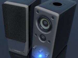 creative t20 speakers 3D 모델