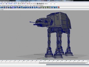 atat all terrain armored transport Modèle 3D