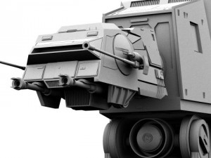 atat all terrain armored transport Modèle 3D