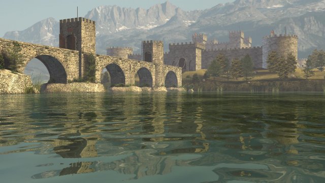 medieval castle Modelo 3D .c4d .max .obj .3ds .fbx .stl .blend 