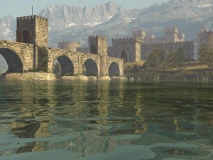 medieval castle 3D Model