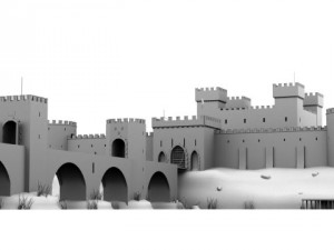 medieval castle Modelo 3D