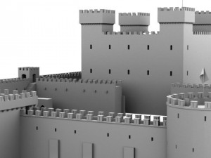 medieval castle Modelo 3D