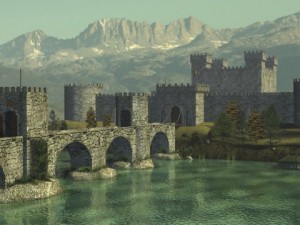 medieval castle Modelo 3D