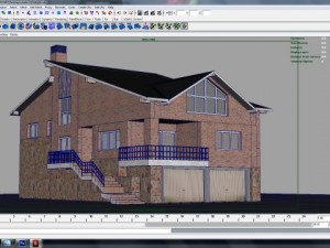 detached house 1 3D Model