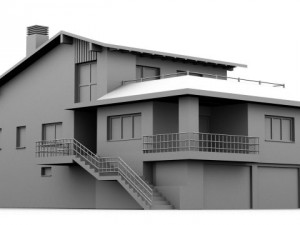detached house 2 3D Model