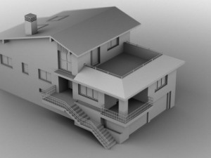 detached house 2 3D Model