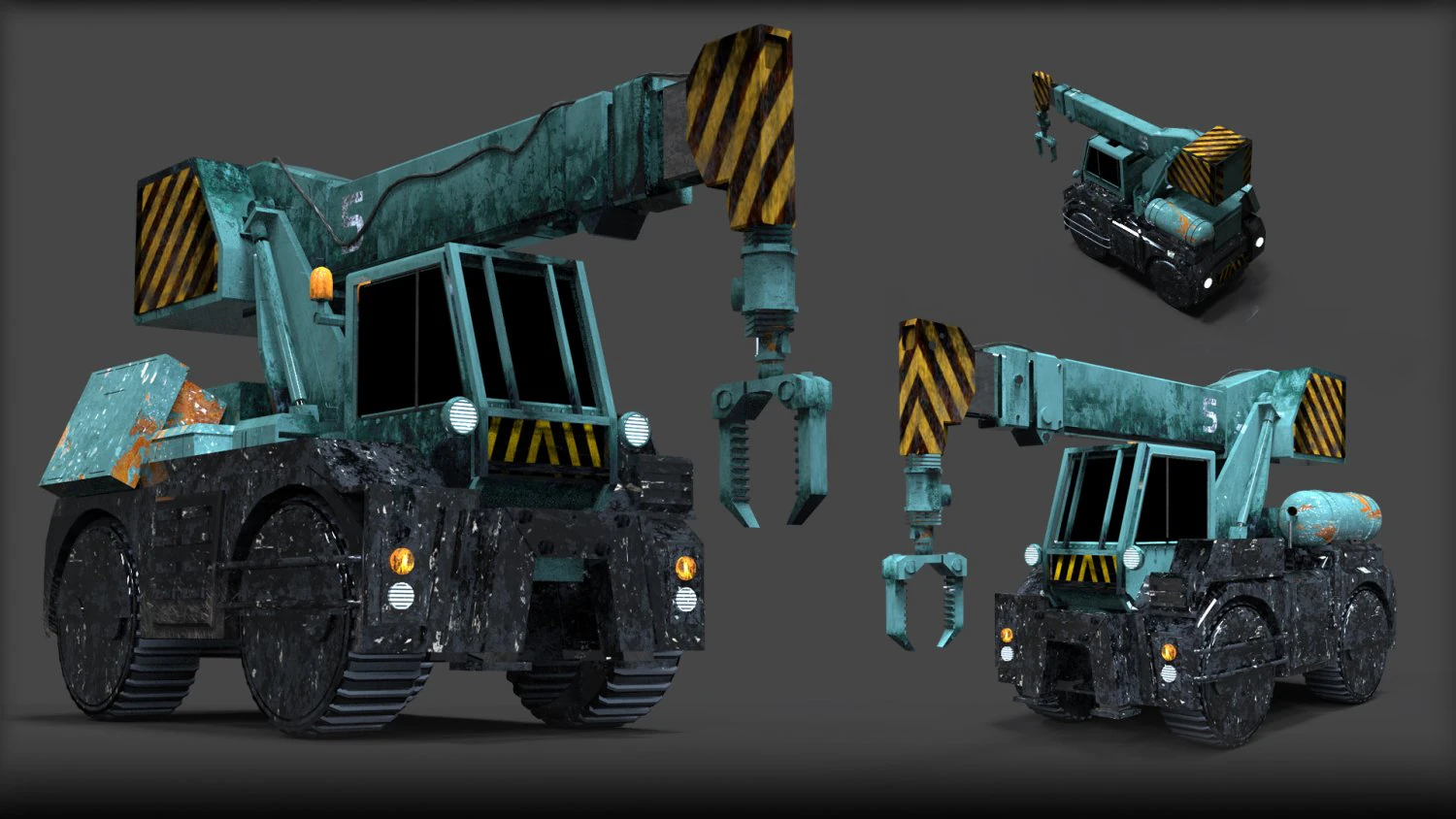 crane 3D Model .c4d .max .obj .3ds .fbx .stl .blend