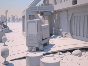 hadleys hope colony set 3D Model