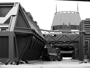 hadleys hope colony set 3D Model