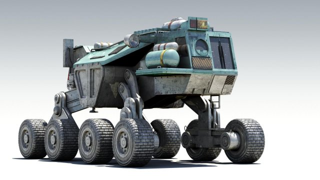 jorden tractor Modello 3D .c4d .max .obj .3ds .fbx .stl .blend 