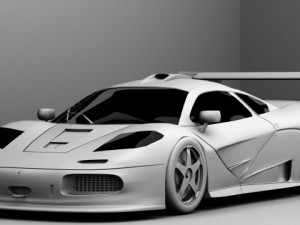 mclaren f1 gtr 3D Model
