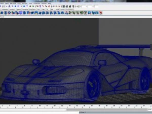 mclaren f1 gtr 3D Model