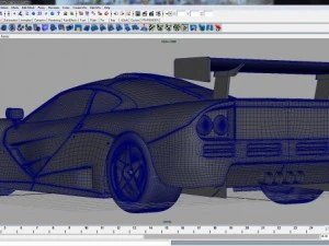 mclaren f1 gtr 3D Model