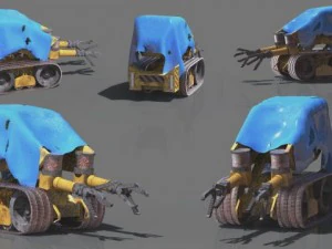 서비스 로봇 3D 모델