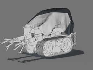 service robot 3D Model