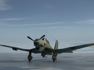 junker stuka 87 Model 3D