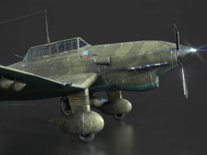 junker stuka 87 3D Model