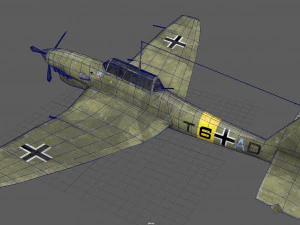 junker stuka 87 3D Model