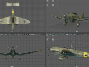 junker stuka 87 Model 3D