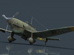 junker stuka 87 Model 3D
