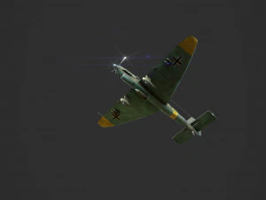 junker stuka 87 3D Model