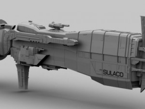uss sulaco 3D-Modell