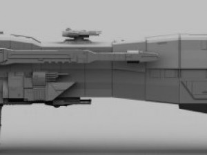 uss sulaco Modello 3D