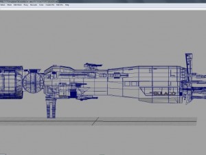 uss sulaco Modello 3D