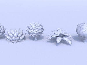 toon tree pack 3D मॉडल