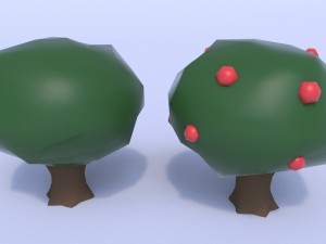 toon tree pack 3D मॉडल