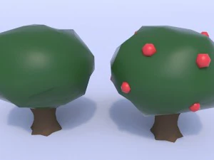 toon tree pack 3D Model