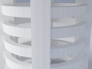 5 rings table Modelo 3D