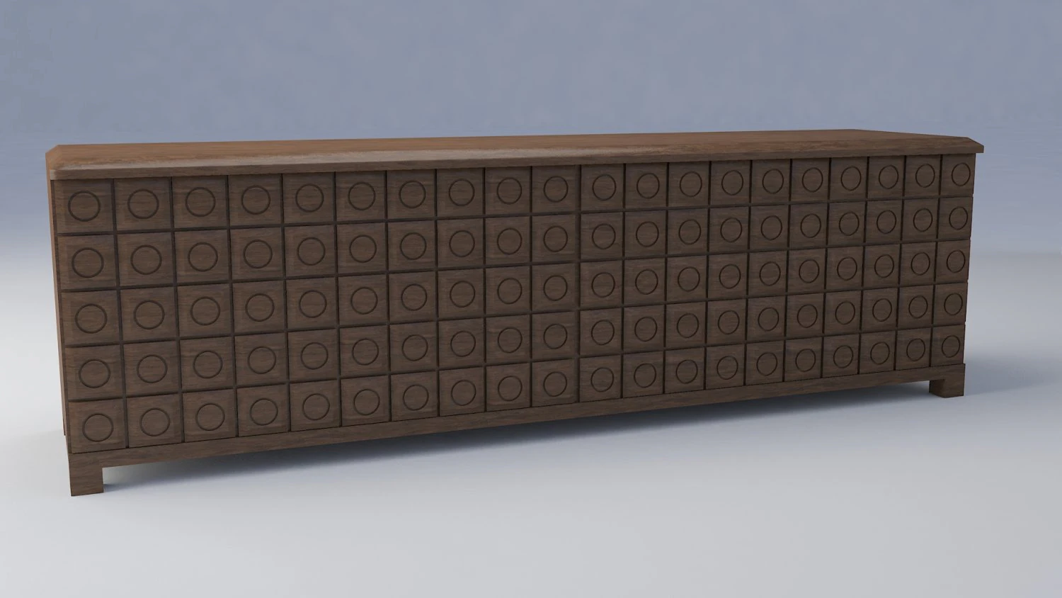 rings shelf 3D Model .c4d .max .obj .3ds .fbx .stl .blend