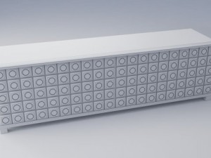 rings shelf 3D मॉडल