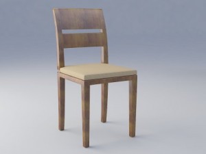 indoor chair 3D 모델