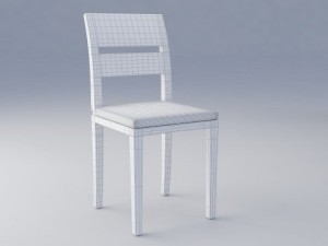 indoor chair 3D Модель