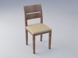 indoor chair 3D Модель