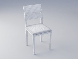 indoor chair 3D Модель