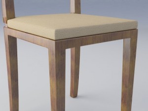 indoor chair 3D Модель