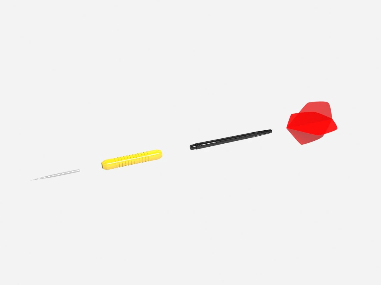 darts 3D Model .c4d .max .obj .3ds .fbx .stl .blend 
