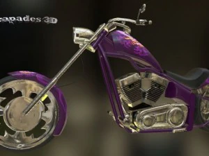 custom chopper 02 3D Model