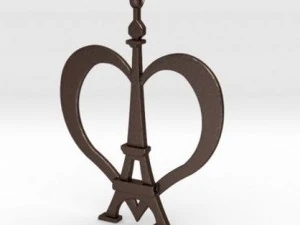 vive la france pingente-chaveiro Modelo de Impressão 3D