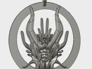 mother of dragons amulet Modelo de Impressão 3D